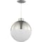 Progress Lighting Globe LED Collection Brushed Nickel One-Light LED Pendant P500148-009-30 - alternate 3